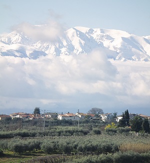 dalla Piana di Morrecine verso la Majella :: 708